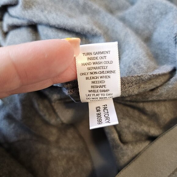 Y2K 90's Express Beaded Gray Built in Bra Cami Spaghetti Strap Fitted Tank S - Picture 9 of 12